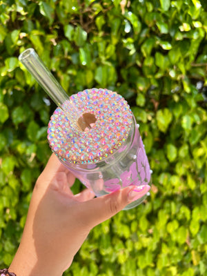 Small Biz Babe 16 oz glass can