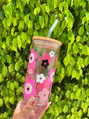 Custom Evil Eye 24 oz Glass Cup